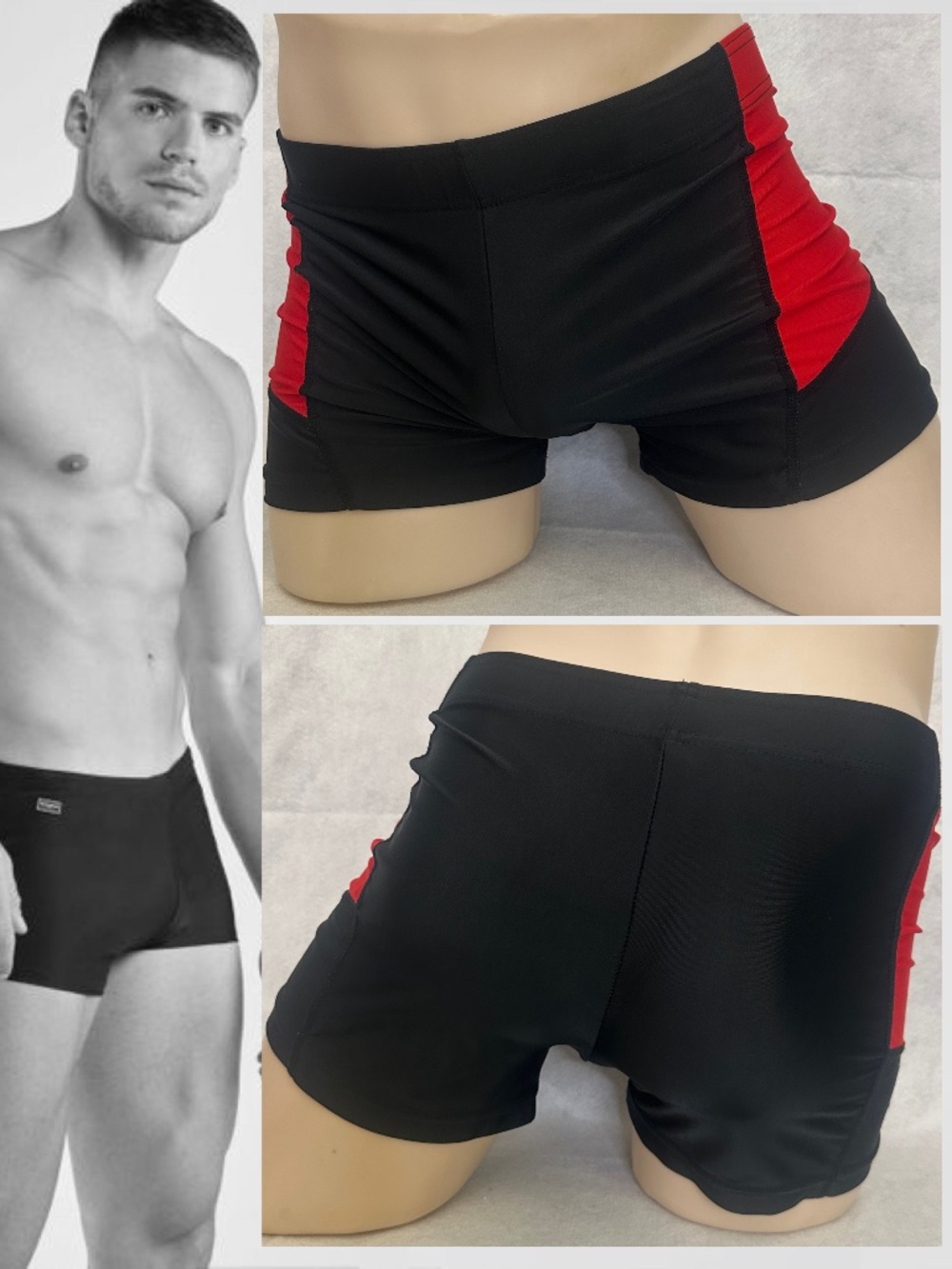 Ball Square Cut Swimsuit Medium tight fit Gently worn Nylon/spandex